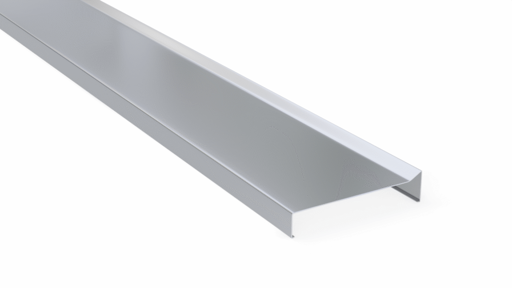 Couvre-mur - Bord relevé